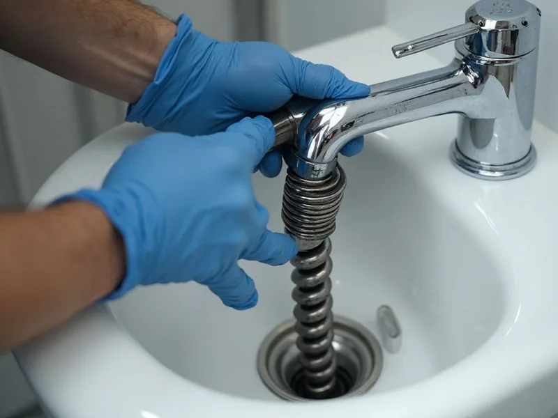 Rohr- und Abflussreinigung mit der Rohrspirale in Laubach