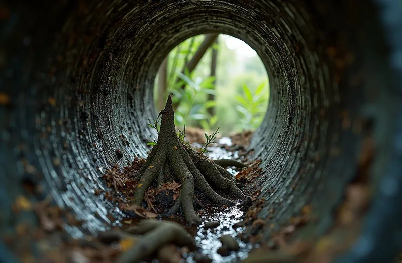 Wurzeleinwuchs im Abwasserrohr entfernen in Bergkamen